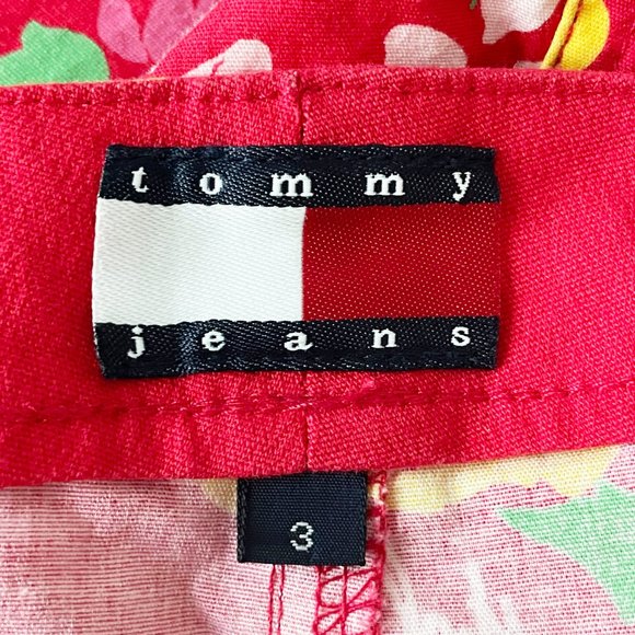 Tommy Hilfiger Mini Skirt Aloha Bold Floral Print - Picture 7 of 7